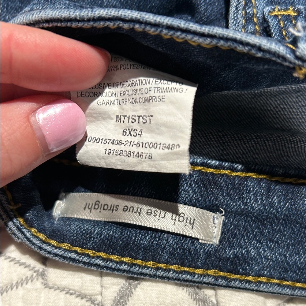 Wrangler Women's Dark Blue Denim Jeans - Picture 5 of 5